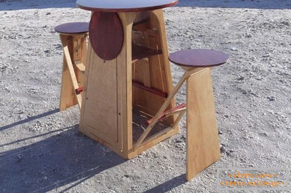 Модуларни преклопни сто са седиштима