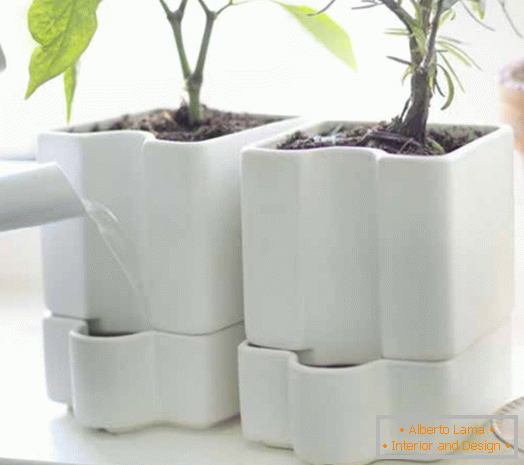 лонац за биљке из глазиране керамике СОТЦИТРОН