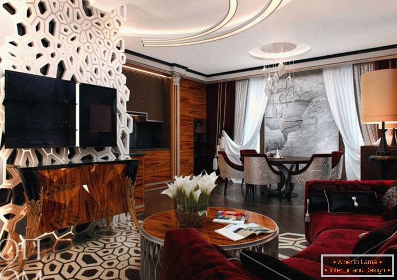 Арт децо стил у ентеријеру - 115 фотографија идеја за