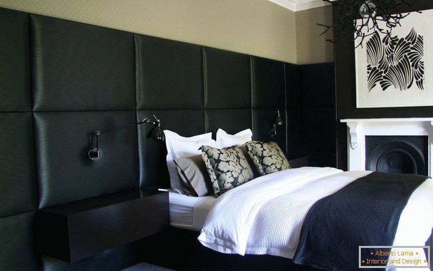 Луксузна црна спаваћа соба