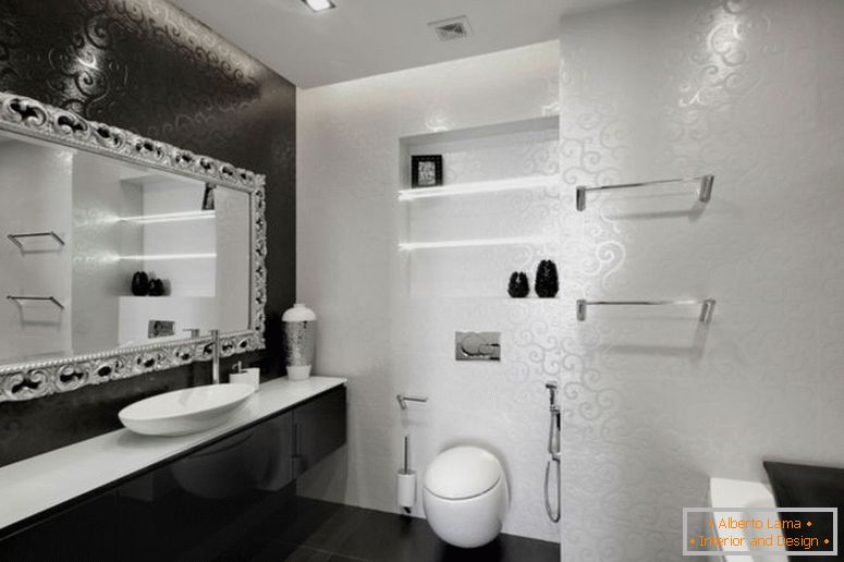enchanting-white-wall-painted-купатилоroom-with-free-standing-vanities-also-built-shelves-cabinet-over-toilet-as-decorate-small-space-mens-black-and-white-купатилоroom-decoration-ideas-2