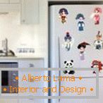 Цртани ликови на фрижидеру