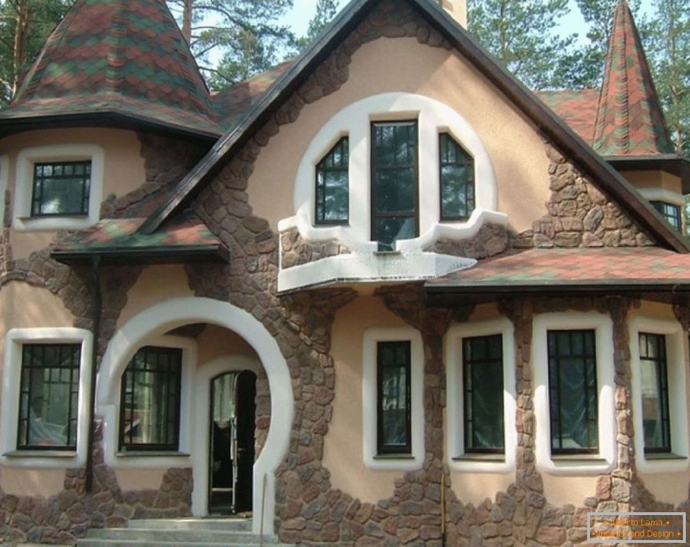 Декорисање фасаде куће декоративним каменом