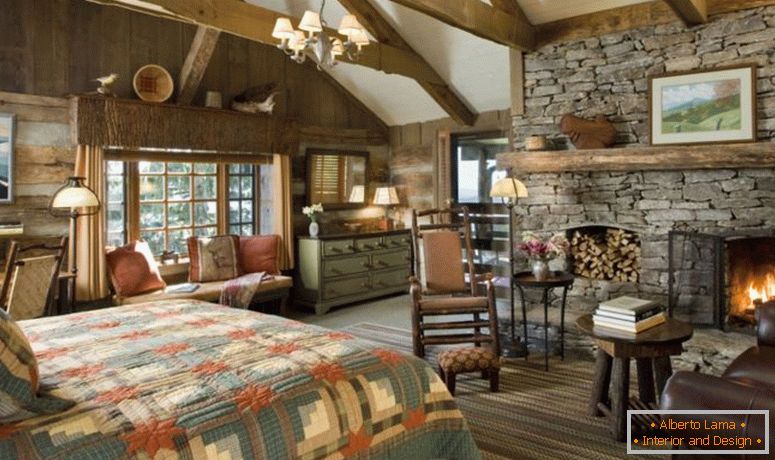 farmhouse-bedroom-with-fireplace-у стилу државе