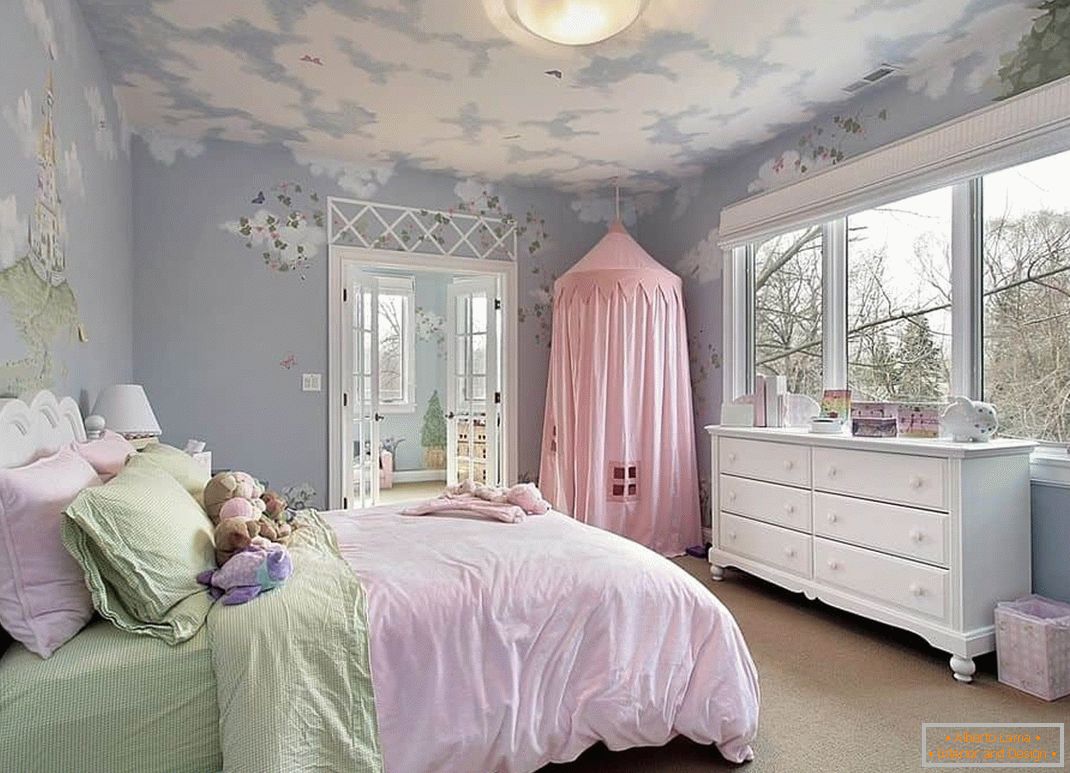 Спаваћа соба за две девојчице у стилу Провансе