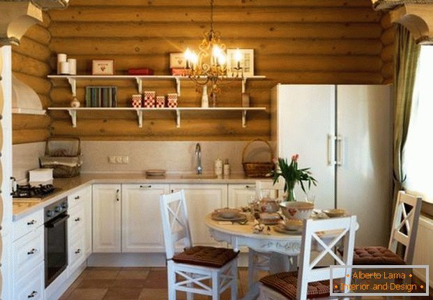 мала кухиња у приватној кући дизайн