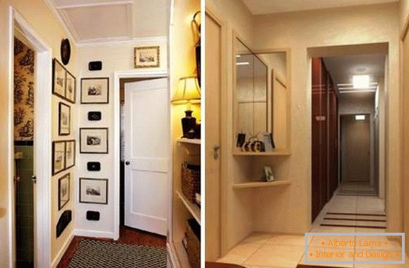 Дизајн малих станова Хрушчов - идеје за дизајн ходника
