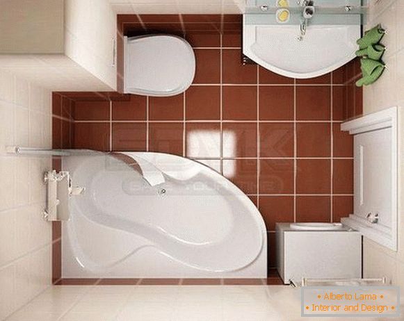 дизајн купатила у малим становима
