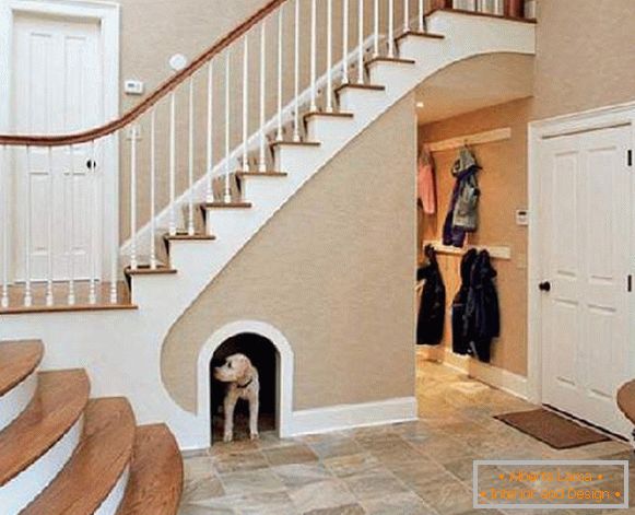 ходник у кући са степеницама дизајн фотографија, фото 38