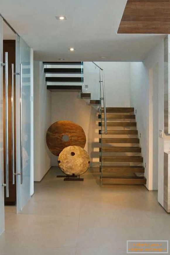 унутрашњи дизајн ходника у кући, фото 44
