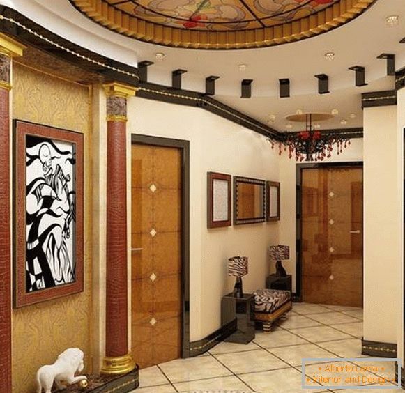 Фотографија ходника у модерном стилу уметничког ноувеау