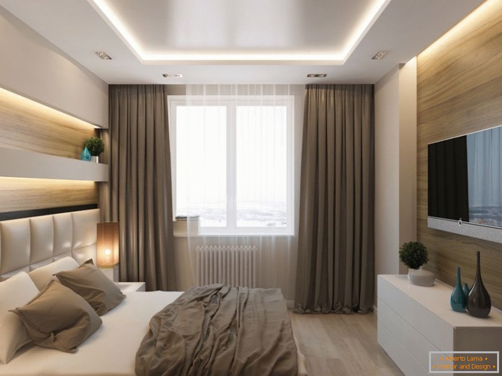 Модеран спаваћа соба у апартману