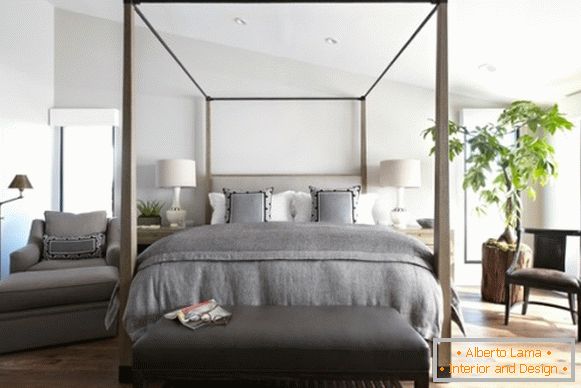 Једноставан дизајн спаваће собе у еколошком стилу