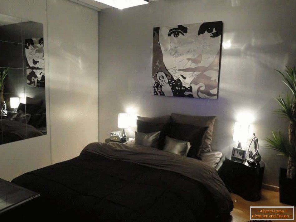 Мат боје у класичном дизајну спаваће собе