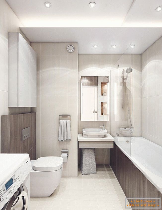 Дизајн комбинираног купатила