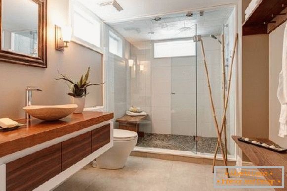дизајн купатила, у комбинацији са тоалетним фотографијама, фото 37