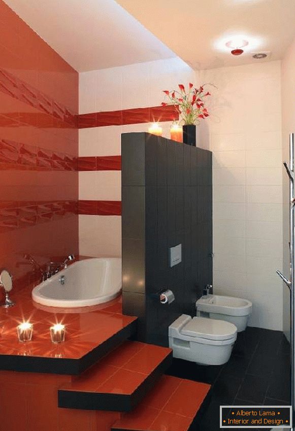 дизајн купатила са тоалетом и машином за веш, фото 44