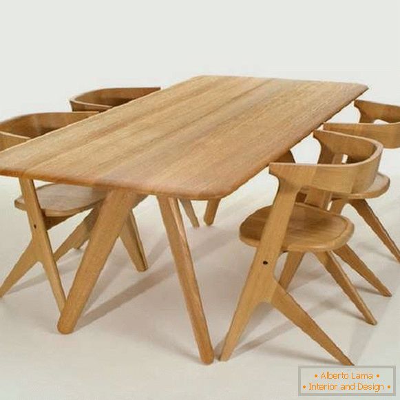 дрвене дизајнерске столице, фото 36