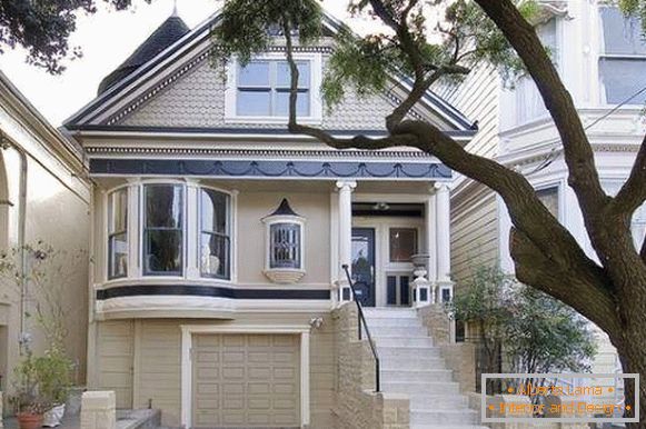 Полиуретанска фасадна штукатура - фотографија прекрасне куће
