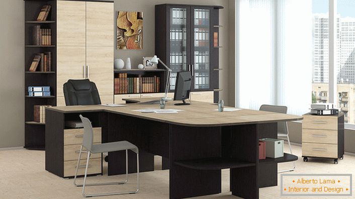 Кухињски намештај - једноставност, скромност, функционалност и практичност у канцеларији.