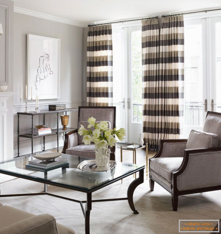 glamorous-curtains-for-french-doors-trend-chicago-traditional-дневна соба-image-ideas-with-area-rug-artwork-балкон-baseboards-chairs-coffee-table-crown-molding-drapes-fireplace-mantel-floral