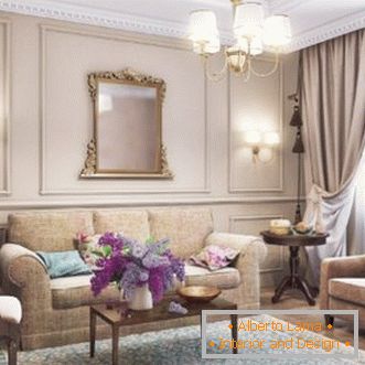 Дневни боравак у италијанском стилу - 75 фотографија