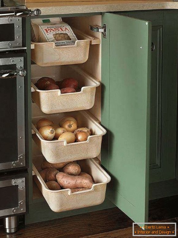 Како чувати поврће у кухињи - кутије и контејнере