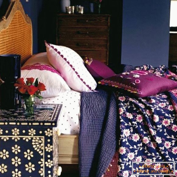 Декорација-спаваћа соба у мароканском стилу