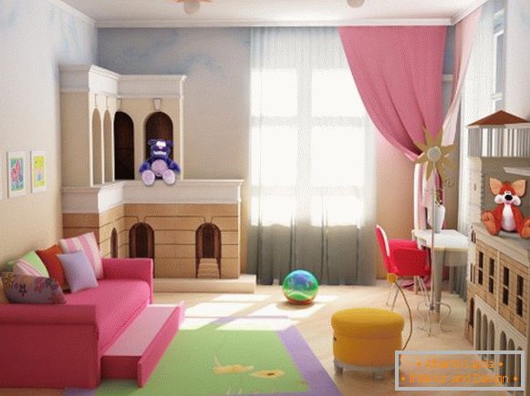 Унутрашњост дечије собе за ученика, фото 55