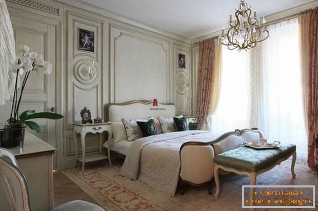 француски стил у спаваћој соби