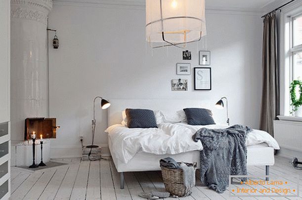 спаваћа соба дизајн скандинавски стил