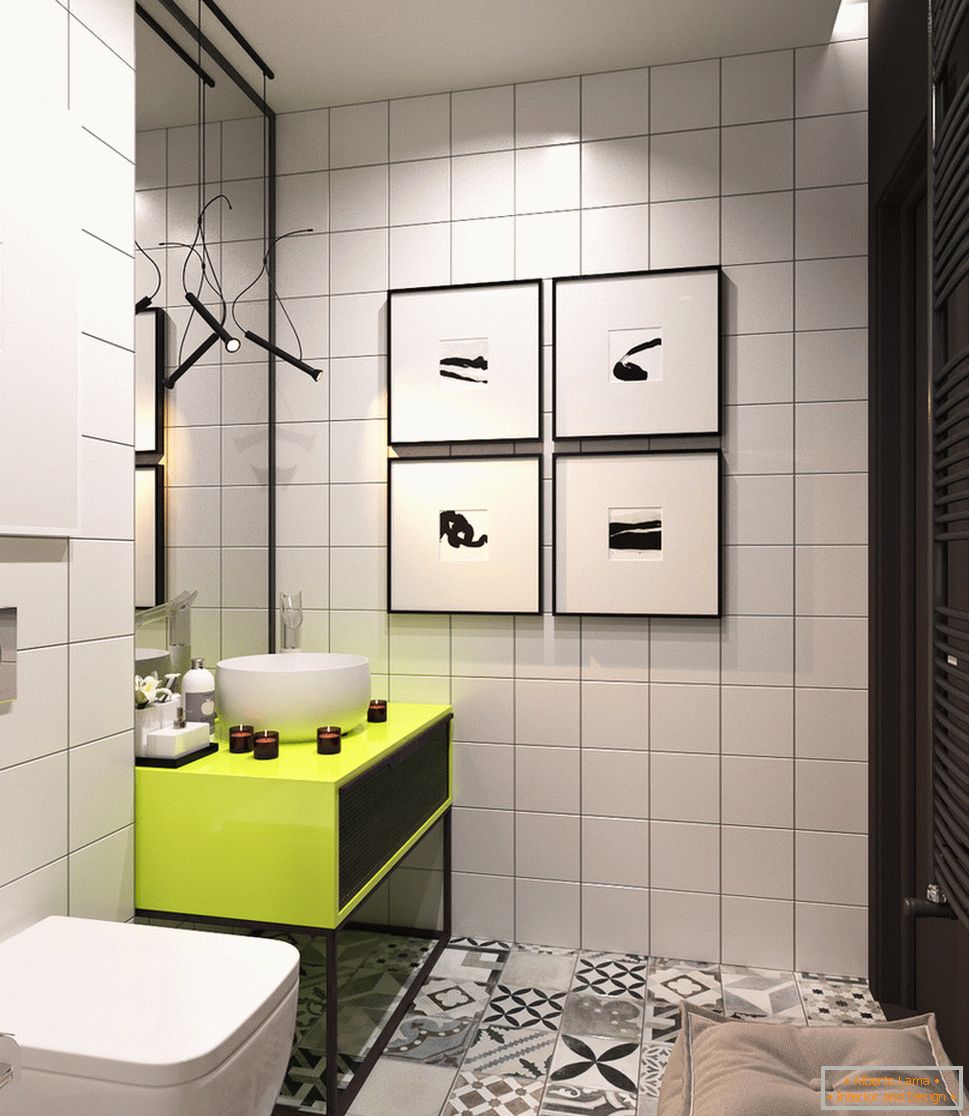 Светао дизајн купатила комнаты