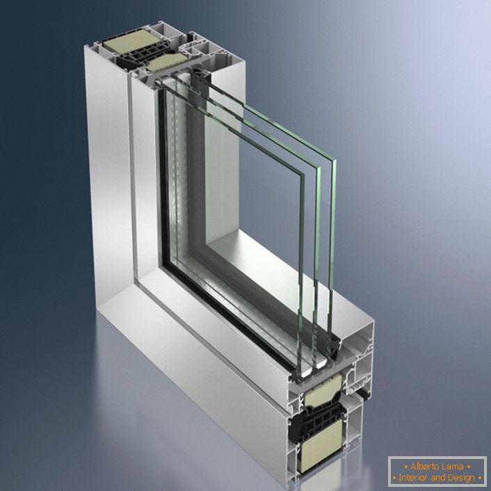 Алуминијски прозорски профилс термоизоляцией