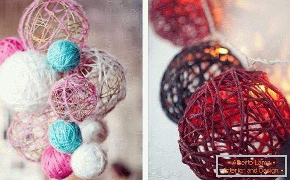 Декор навоја за плетење сопствених руку - идеје за фотографије за дом