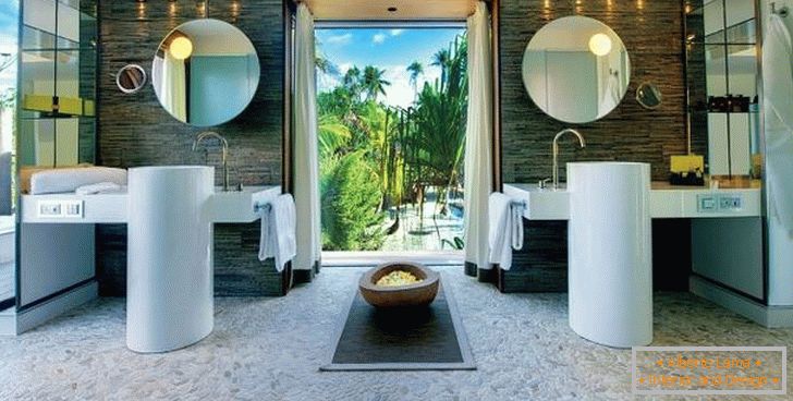 Дизајн купатила у Хотелу Брандо