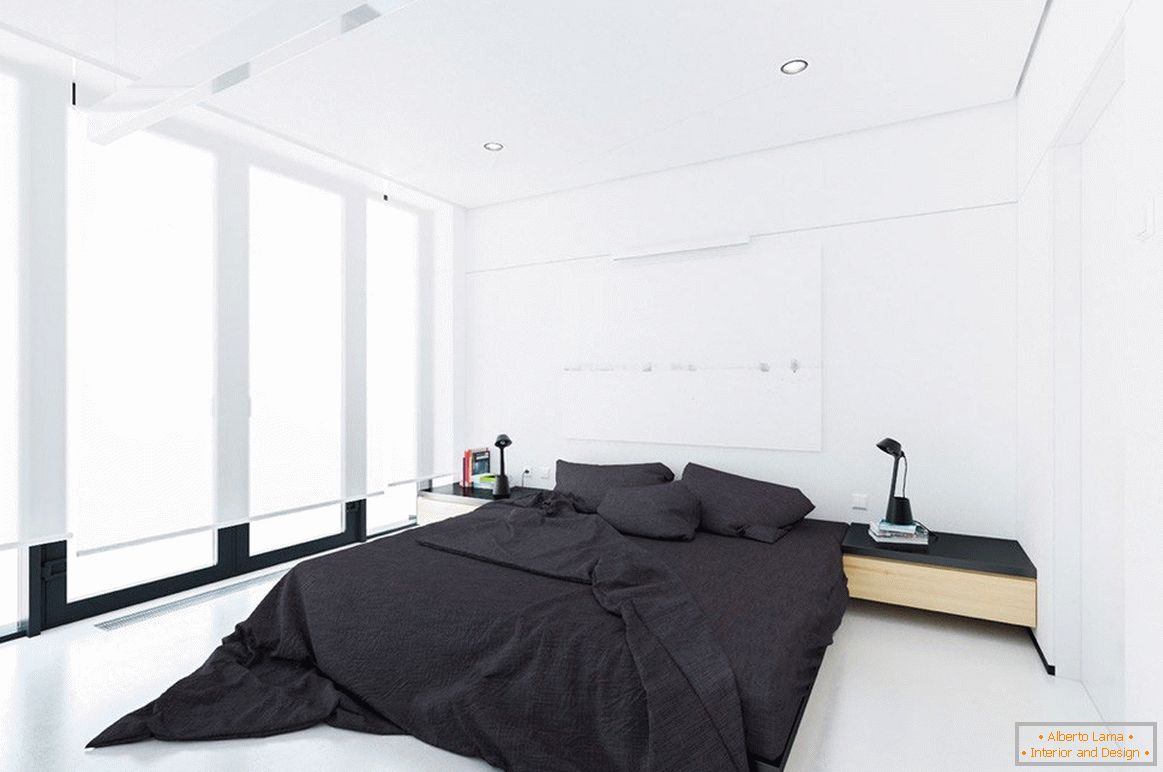 Спаваћа соба в стиле минимализм