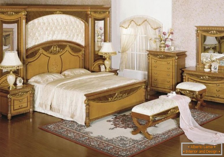 спаваћа соба-намештај-гарнитуре-са-квалитетом-дрво-спаваћа-идеја-намештај-са-ормарићима-и-дрвене-ладице-такође-у вези-даска-и-ламинат-под