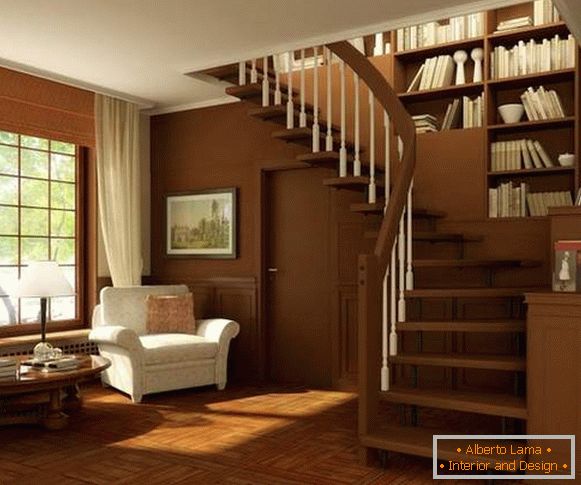Декорација степеница у приватној кући - врсте степеништа у унутрашњости
