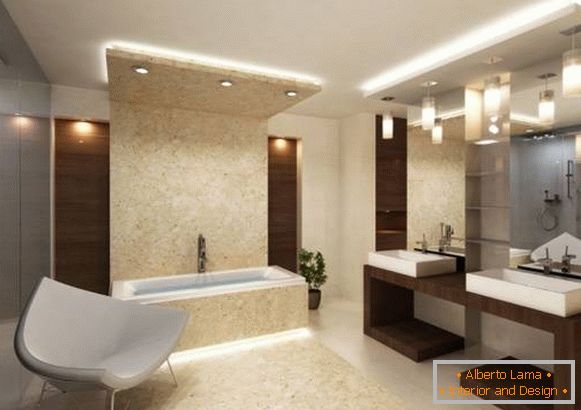Предивно осветљење и осветљење у дизајну купатила