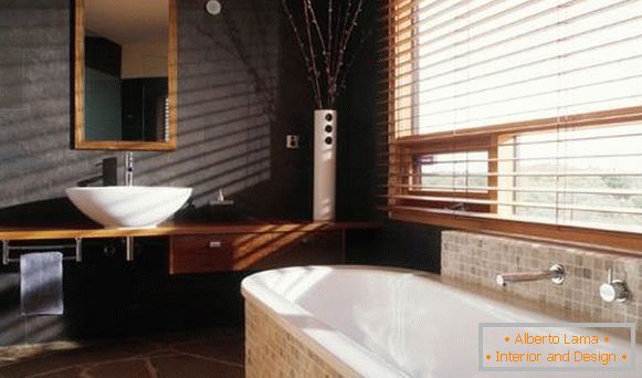 Дизајн купатила са природним материјалима