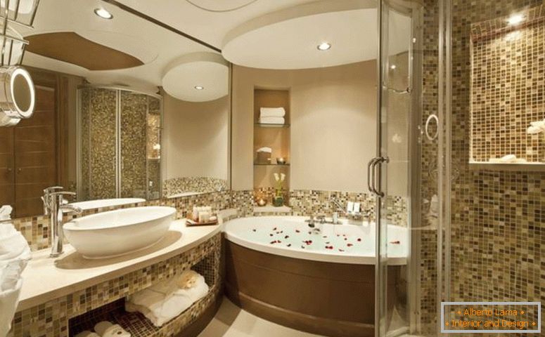 Мозаик за купатило - 100 фотографија идеја како украсити