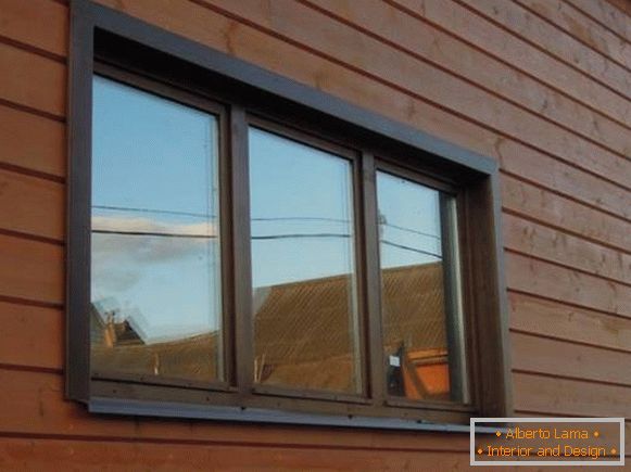 Платнице за прозоре у дрвеној кући, фото 12