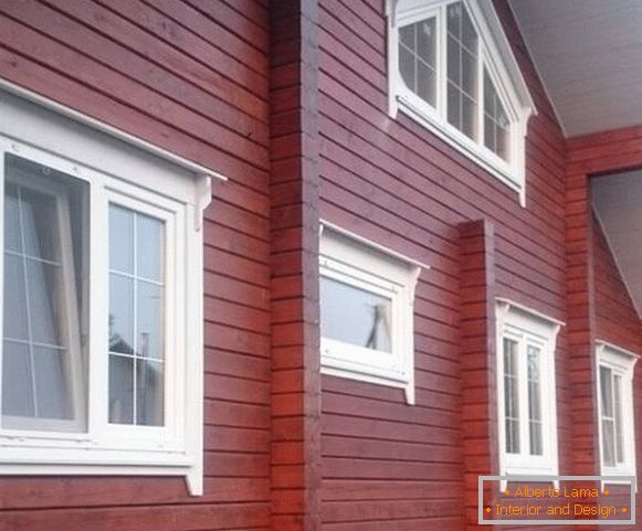 Финске плоче за прозоре у дрвеној кући, фото 18