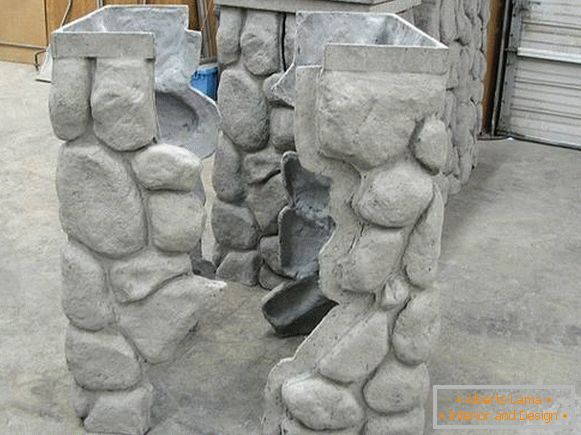 Фасадне плоче испод камена на угловима и стубовима