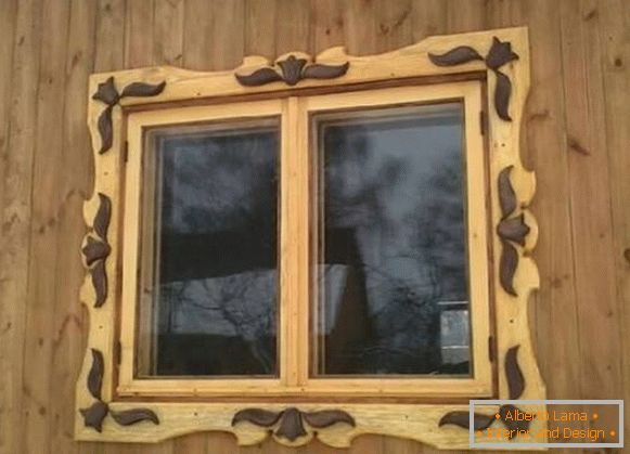 наличники на прозори у дрвеној кући