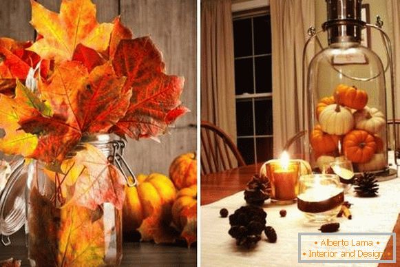 Топла и романтична јесенска декорација