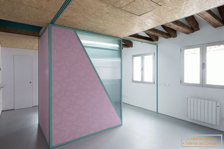 Изузетан апартмански пројекат: кабловска соба у преклопљеној форми