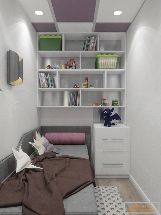 Модеран дизајн мале дечије собе
