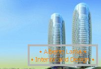 Солнцезащитная структура для небоскрёбов от фирмы Аедас