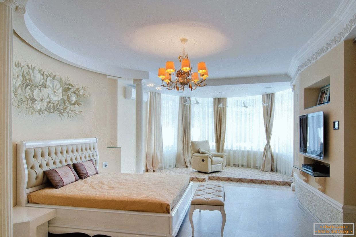Спаваћа соба у класичном стилу у приватној кући